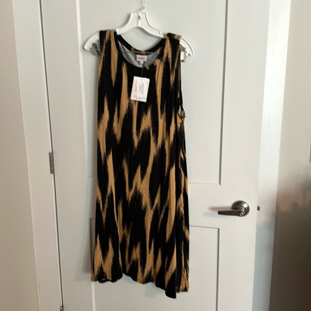 Lularoe new Charlotte with tags size 2x black and gold